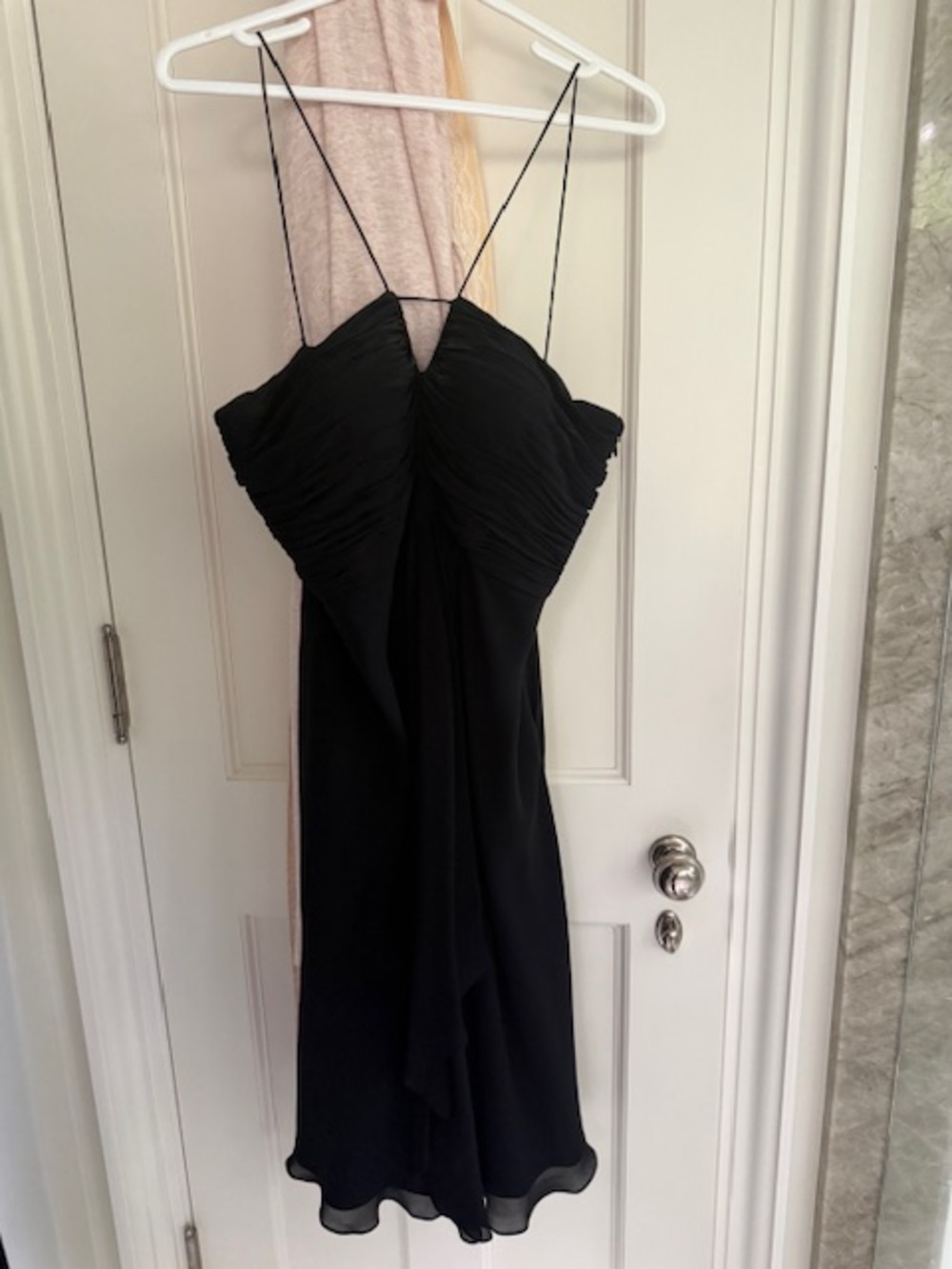 Gilar Black Halter Dress